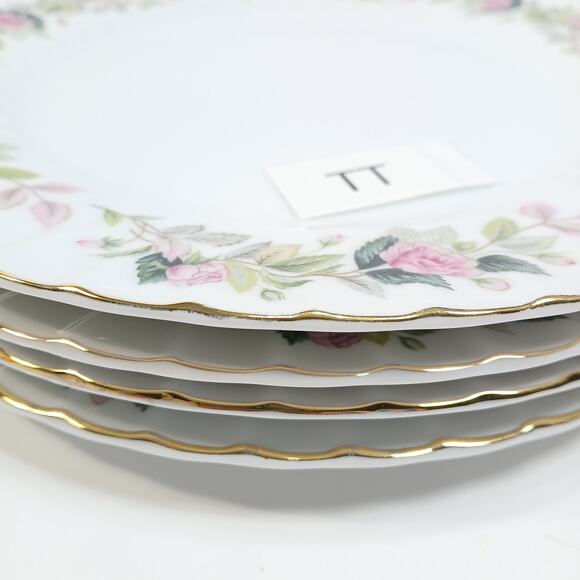 4 Dinner Plates 10-3/8" Regency Rose #2345 by Creative Replacement China [TT] - Picture 9 of 9